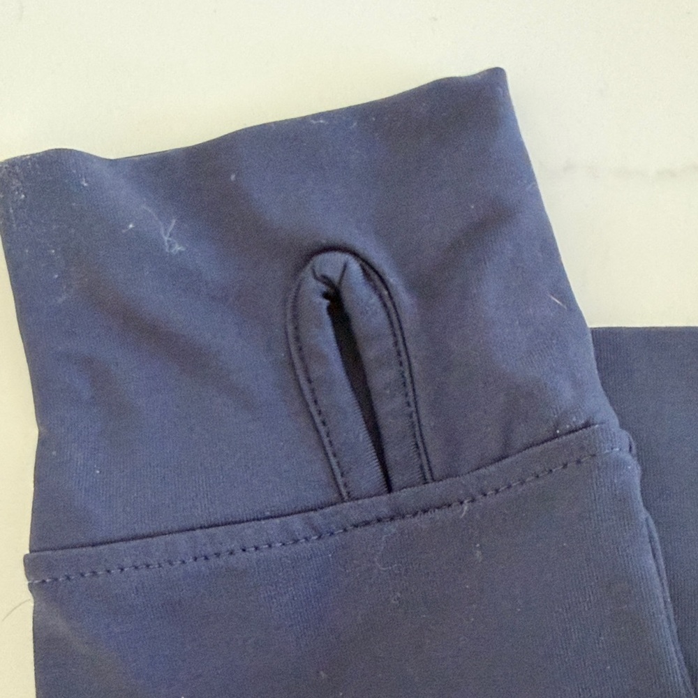 Navy and Purple Quarter-Zip Pullover - Picture 4 of 5